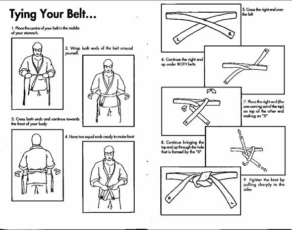 How to Tie your Obi (Belt) YELLOWKNIFE KARATE CLUB